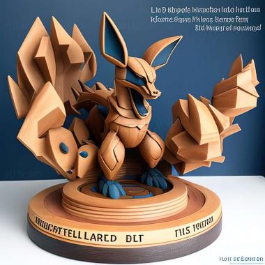 3D model LoLeader Strategy Lucario Wave Bomb of Anger (STL)